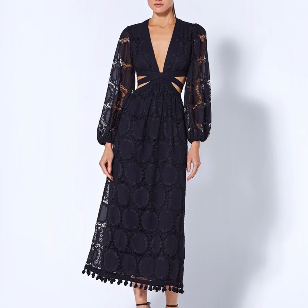 NWT Alexis Stran dress in black size Small